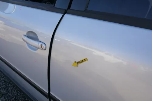 VW Passat 3B 3BG Limousine Tür hinten links silber grau LB7Z satinsilber (166972)