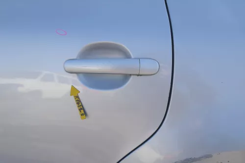 VW Passat 3B 3BG Limousine Tür hinten links silber grau LB7Z satinsilber (166972)