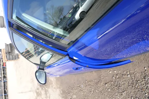 Seat Ibiza 6L Tür Fahrertür 4/5-Türer vorne links blau LS5G ohne Anbauteile (167190)