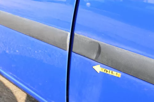 Seat Ibiza 6L Tür 4/5-Türer hinten links blau LS5G - ohne Anbauteile (167191)