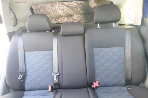 Seat Ibiza 6L Rückbank Rücksitzbank Sitz mit Kopfstütze Sitzbank 3-Punkt Sitze