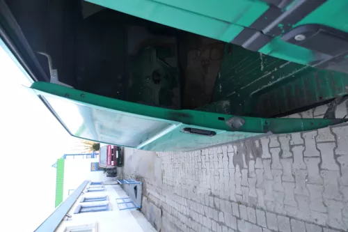 T4 Transporter Tür rechts Schiebetür Multivan Caravelle grün LL6N (167265)