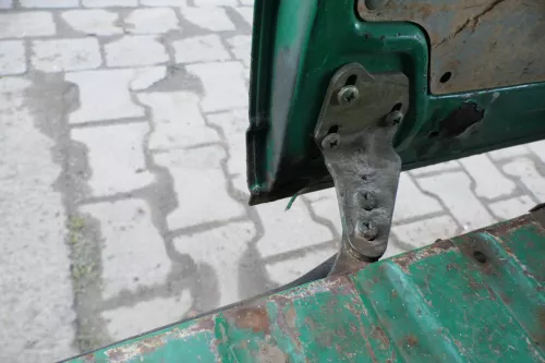 T4 Transporter Tür rechts Schiebetür Multivan Caravelle grün LL6N (167265)