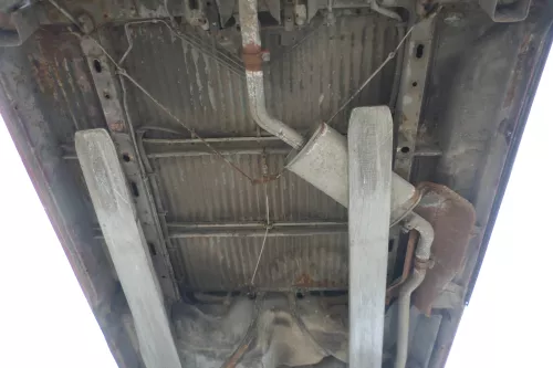 VW T4 Auspuff MIttelschalldämpfer +Endtopf mitte 1X Diesel 1,9 D 44kw 60PS AAB (167327)