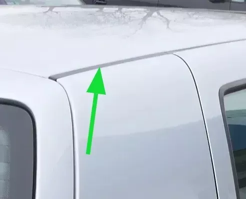 Golf 4 Dachdichtung Dichtung Dach oben rechts Limousine 4-Türer Dachleiste HINTE