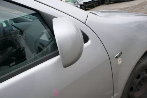 Skoda Fabia 6Y elektrisch Spiegel Außenspiegel rechts mit Glas grau silber LF7T (167712)