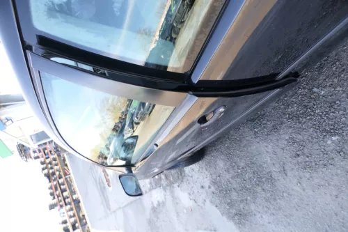 VW Polo 9N 9N3 Tür vorne links Fahrertür 2/3-Türer schwarz L041 ohneAnbautei (167757)