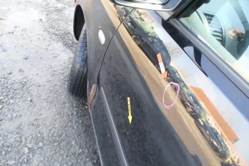 VW Polo 9N 9N3 Tür vorne links Fahrertür 2/3-Türer schwarz L041 ohneAnbautei (167757)