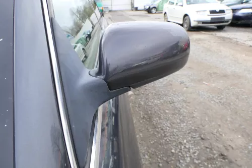 Audi A6 4B Spiegel Außenspiegel links elektrisch blau lila LZ4V + GLAS