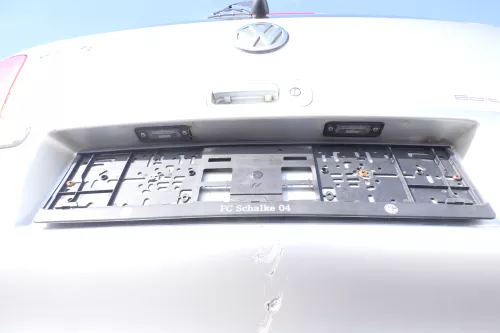 VW Polo 6N2 Stoßstange hinten Heckstoßstange Stoßfänger silber LA7W (167873)