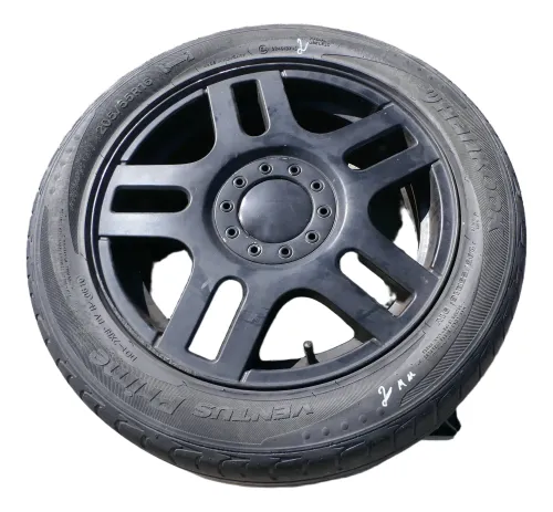 4x Golf 4 Alufelge Felge 205/55 R16 91V 1J0601025AC Ronal 2-4mm schwarz (168020)