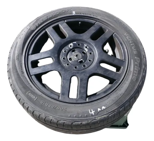 4x Golf 4 Alufelge Felge 205/55 R16 91V 1J0601025AC Ronal 2-4mm schwarz (168020)