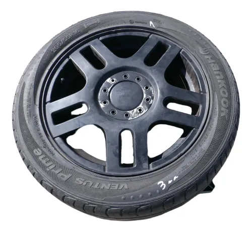 4x Golf 4 Alufelge Felge 205/55 R16 91V 1J0601025AC Ronal 2-4mm schwarz (168020)