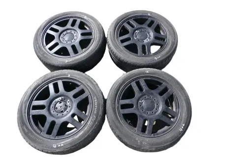 4x Golf 4 Alufelge Felge 205/55 R16 91V 1J0601025AC Ronal 2-4mm schwarz