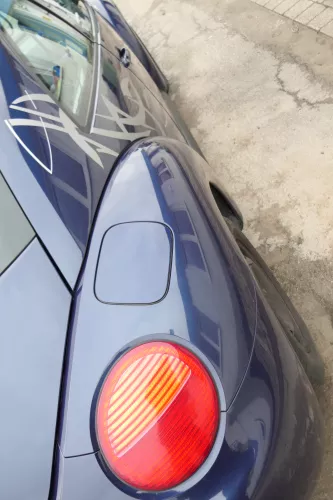 VW New Beetle 9C Kotflügel hinten rechts blau lila LG5T 1C0821302H (168410)