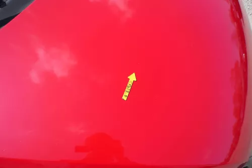 VW Fox 5Z Motorhaube Klappe vorn vorne rot LY3D Haube (168515)