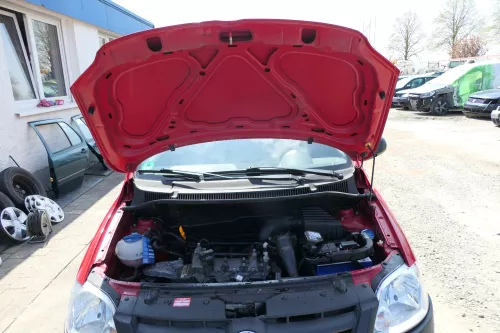 VW Fox 5Z Motorhaube Klappe vorn vorne rot LY3D Haube (168515)