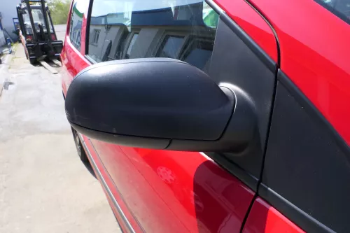 VW Fox 5Z Spiegel Außenspiegel + Glas rechts schwarz elektrischer elektrisch