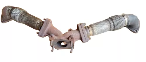 Audi A4 A6 Abgasrohr Rohrkrümmer BDG BDH + Kompensator