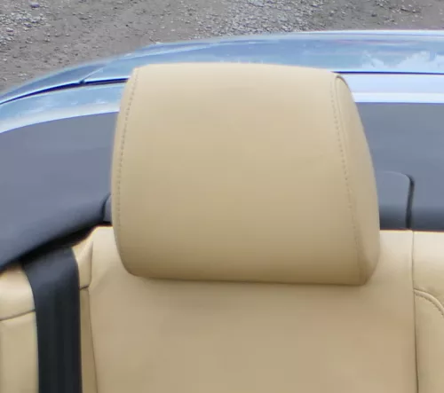 A4 8H Cabrio 8E B6 B7 Kopfstütze hinten Leder anisgelb gelb Perlnappaleder (168628)