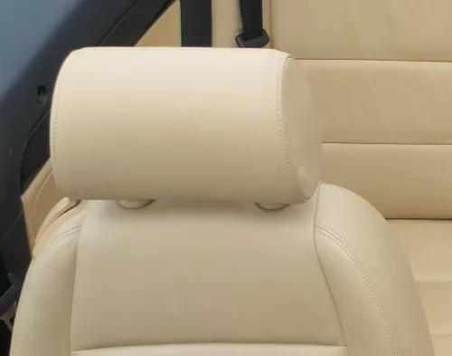 A4 8H Cabrio 8E B6 B7 Kopfstütze vorne rechts Leder anisgelb gelb Perlnappaleder
