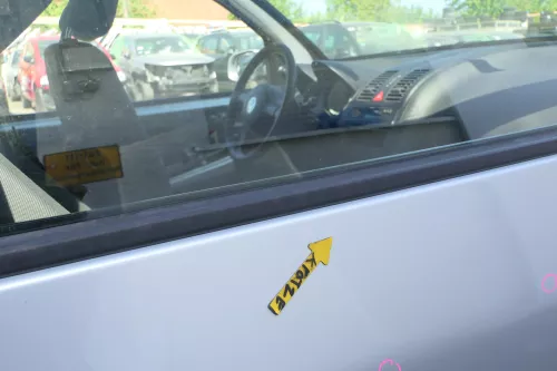 VW Lupo Seat Arosa Tür vorne rechts Beifahrertür silber LA7W (mechanischerFenst (168846)