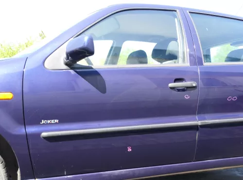 VW Polo 6N 6N2 Tür vorne links Fahrertür 4/5-Türer blau LB5N ohneAnbauteile