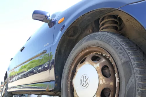 VW Polo 6N 6N1 Kotflügel vorne rechts blau LB5N indigoblau (168856)