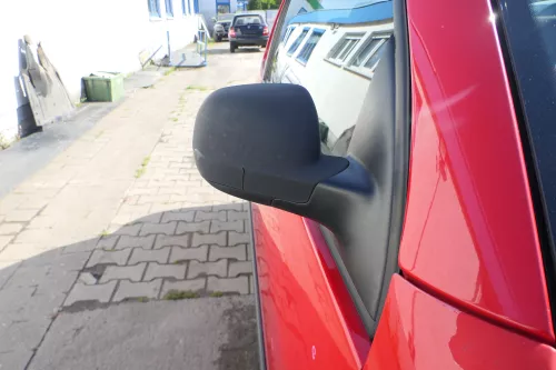 VW Lupo Arosa manueller Spiegel Außenspiegel rechts manuell schwarz matt t (168879)
