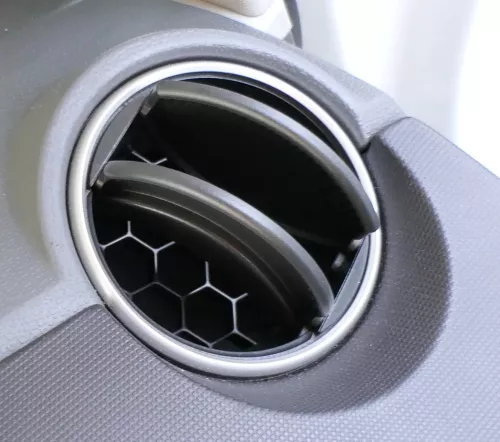 Seat Ibiza 6J Lüftungsdüse Düse Lüftung mitte Armaturenbrett nanograu grau (168930)