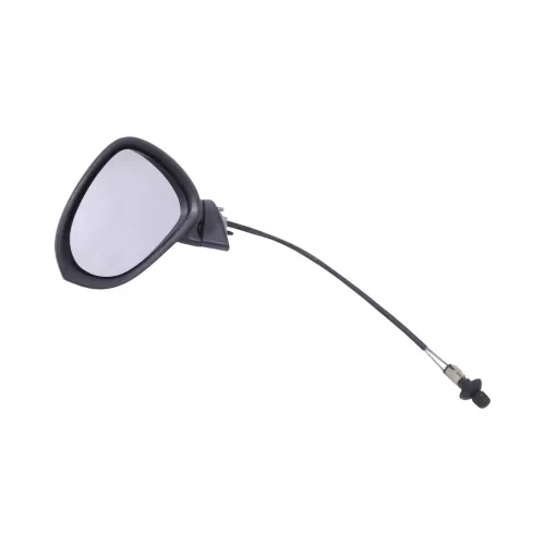 Seat Ibiza 6J mechanisch manuller Spiegel Außenspiegel links schwarz