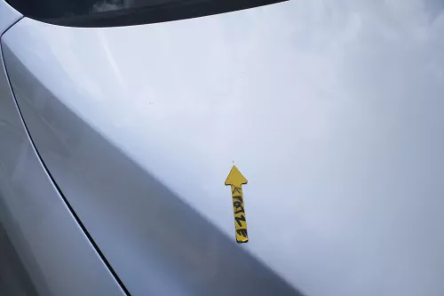 VW Fox 5Z Motorhaube Klappe vorn vorne silber LA7W Haube (168977)