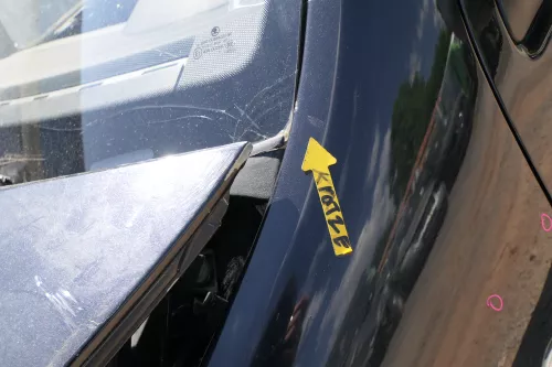 Skoda Fabia 6Y Kotflügel vorne link schwarz LF9R auch Kombi  (169088)