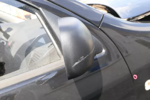 Skoda Fabia 6Y mechanischer Spiegel Außenspiegel rechts schwarz Glas (169099)