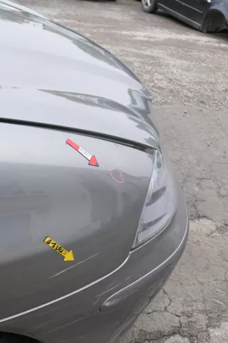 Seat Ibiza 6L Kotflügel vorne rechts grau LS7U bis 2010  (169241)