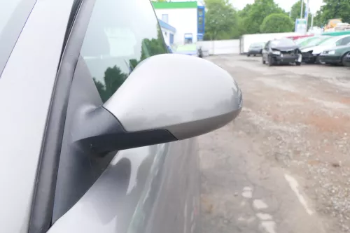 Seat Ibiza 6L elektrischer beheizter Spiegel Außenspiegel links grau LS7U  (169247)