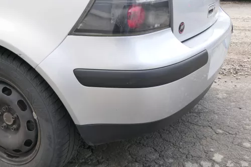 VW Golf 4 Limousine Stoßstange hinten Heckstoßstange Stoßfänger silber LB7Z grau (169297)