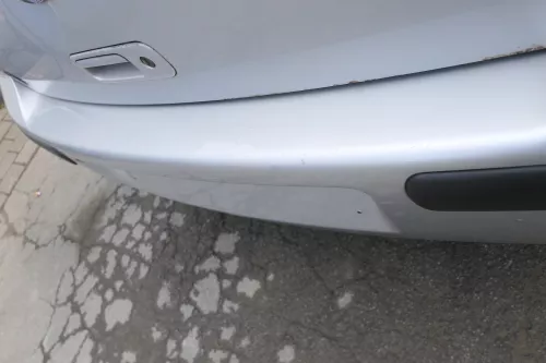 VW Golf 4 Limousine Stoßstange hinten Heckstoßstange Stoßfänger silber LB7Z grau (169297)