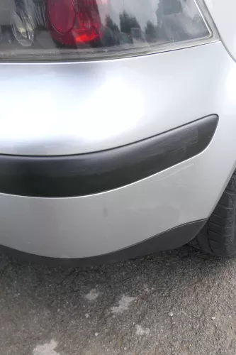 VW Golf 4 Limousine Stoßstange hinten Heckstoßstange Stoßfänger silber LB7Z grau (169297)