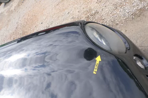 VW Lupo Motorhaube Klappe Frontklappe Haube vorne schwarz L041 uni  (169449)