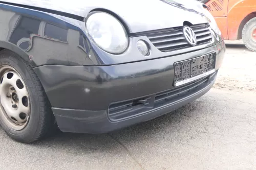VW Lupo 6X Stoßstange vorne Frontstoßstange Stoßfänger schwarz L041 (169451)