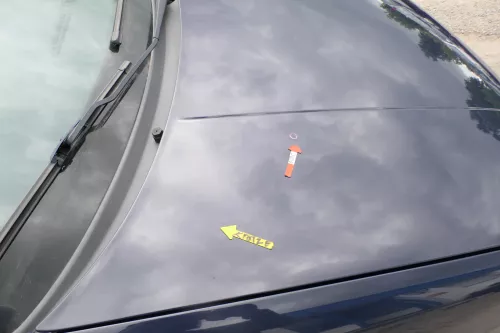 VW Golf 4 Motorhaube Haube Klappe vorne blau LA5G (169471)
