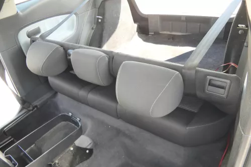 Seat Ibiza 6L Rückbank Rücksitzbank Sitz mit Kopfstütze Sitzbank 3-Punkt Sitze (169614)