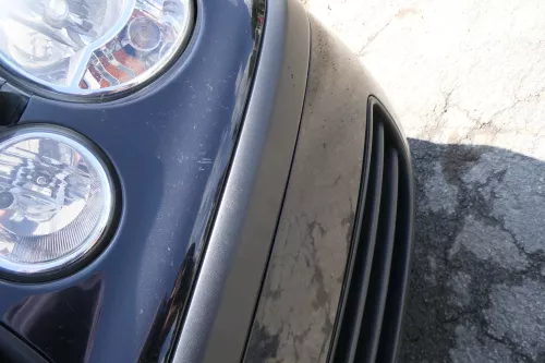 VW Polo 9N Stoßstange Frontstoßstange vorne schwarz LC9Z (169701)