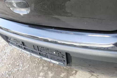 VW Polo 9N 9N3 Stoßstange Heckstoßstange hinten schwarz LC9Z - black magic met (169704)