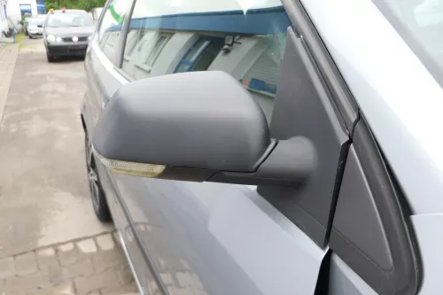 VW Polo 9N 9N3 elektrischer Spiegel Außenspiegel rechts schwarz matt Blinker (169749)