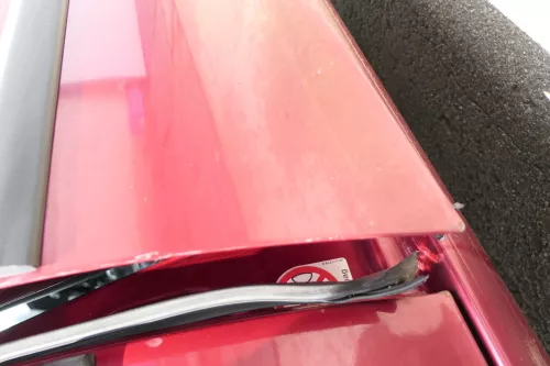 Seat Leon Toledo 1M Tür vorne rechts Beifahrertür rot LS3R (169760)