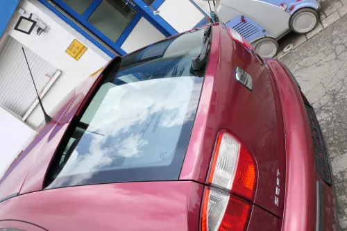 Seat Leon 1M Heckklappe Klappe hinten Kofferraumklappe rot LS3N Spoiler (169762)