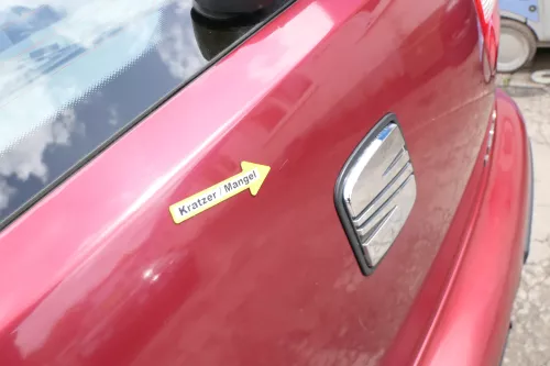 Seat Leon 1M Heckklappe Klappe hinten Kofferraumklappe rot LS3N Spoiler (169762)