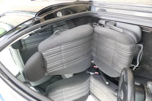 VW Fox Sitz Fahrersitz vorne links OHNEAirbag höhenverstellbar  v (169935)